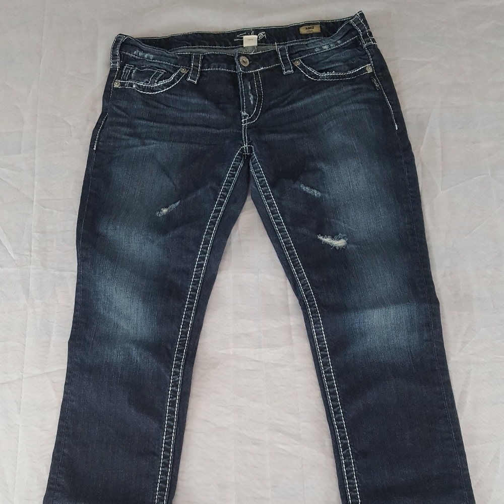 Silver jeans